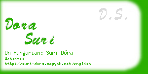 dora suri business card